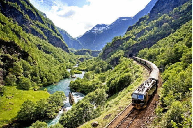 Ferrovias de Bergen e Flamsbana: os mais belos cenários da Noruega
