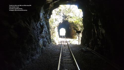 Túneis na Serra do Mar em Morretes/PR